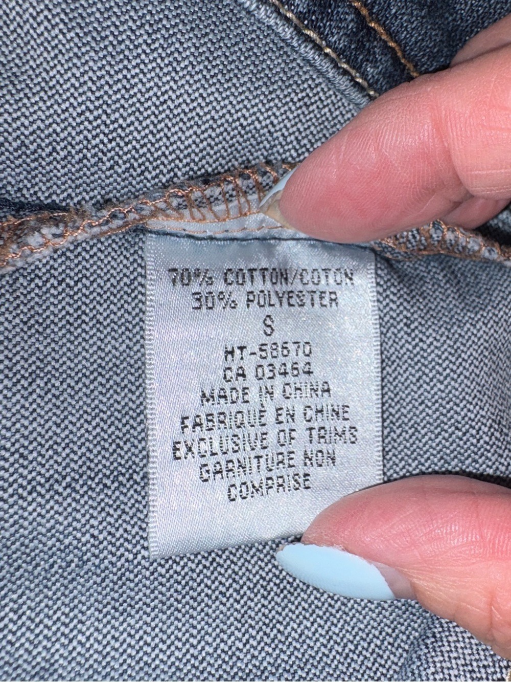 Ricki's Blue Denim Button-Front Jacket Size Small - Picture 11 of 12